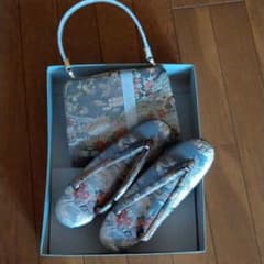 和装　草履　バッグ　シルバーのサムネイル