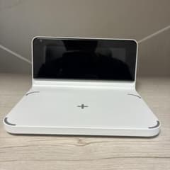 ワイヤレス充電機能付き デジタル時計 ホワイトのサムネイル
