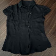 VALENTINO ROMA シルクブラックブラウス 40サイズ ほぼ新品 - メルカリ