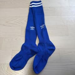 umbro サッカーソックス 青 ストライプのサムネイル