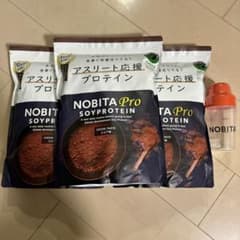 【ノビタプロ　ココア味】3袋　専用シェイカー付きのサムネイル
