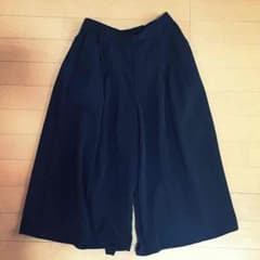 ちは様専用☆GU ガウチョパンツ 黒 Sサイズのサムネイル