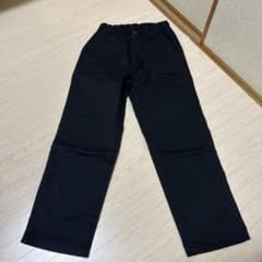 UNIQLO KIDS ロングパンツ ブラック 150cmのサムネイル