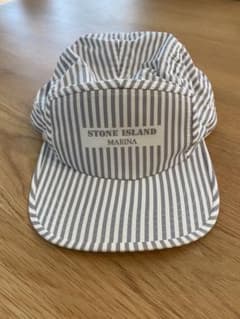 STONE ISLAND MARINA ストライプ キャップ Lサイズのサムネイル