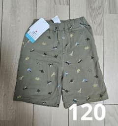 恐竜柄 ハーフパンツ 120サイズのサムネイル