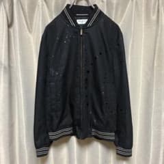 SAINT LAURENT PARIS スプラッターラメプリント付きブルゾン - メルカリ