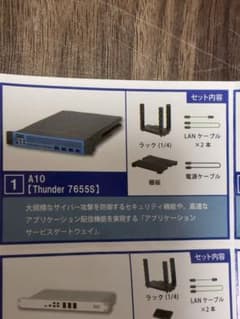 手のひらネットワーク機器1.3 A10 Thunder 7655Sのサムネイル