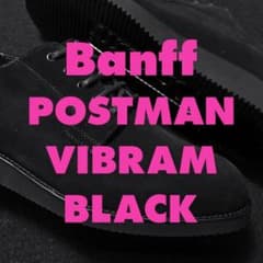 《2,2万／新品》Banff CITY POSTMAN BLACK 防水シューズ