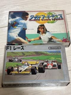 ワールドスーパーテニス F1レース ファミコンソフト まとめ 箱と取説