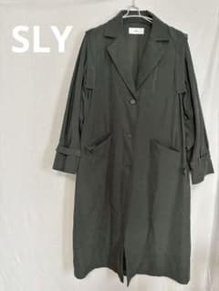 SLY ロングコート ダークグリーンのサムネイル