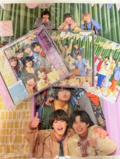 特典付き　なにわ男子　ハッピーサプライズ三形態のサムネイル