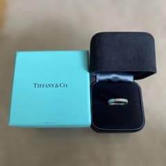Tiffany & Co. 美品 NY ノーツ ナロー リング 925 約13号 - メルカリ