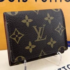 美品 ルイヴィトン アンヴェロップ カルト ドゥヴィジット モノグラム