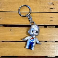 【レア】PEPSI ペプシ キューピー キーホルダー　昭和レトロ　ヴィンテージのサムネイル