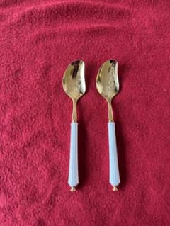 ノリタケアルミナ磁器ハンドル スプーン2本セット - メルカリ