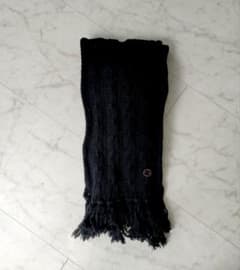 GUCCI ブラック マフラー 100%ラムウール