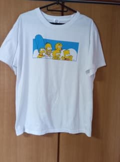 THE SIMPSONS ザ・シンプソンズ Tシャツ ホワイト Lサイズのサムネイル