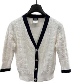 CHANEL UNIFORM 七分袖カーディガン スカート セットアップ Mのサムネイル