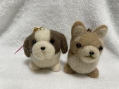 羊毛フェルト 犬 ストラップ(値下げ中)のサムネイル