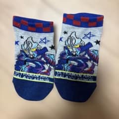 울트라맨 키즈 양말 그레이 네이비