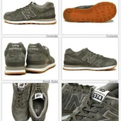 Ryohei様専用　new balance574 オールスエード・のサムネイル