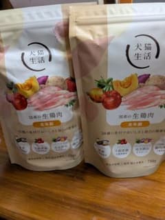 犬猫生活 国産生鶏肉ドライフード 750g 2個 - メルカリ