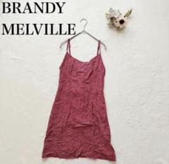 Brandy Melville 花柄 キャミワンピース レッドのサムネイル