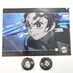 ufotable DINING 귀멸의 칼날 클리어 파일 캔 배지 竈門炭治郎