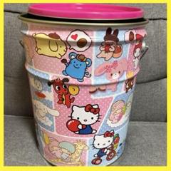 希少！明治×サンリオキャラクターズ　巨大缶　ハローキティ 希少！明治×サンリオキャラクターズ 巨大缶 ハローキティ - メルカリ