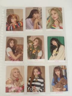 TWICE トレカ 9枚セットFancy 初回特典 - メルカリ
