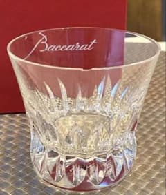 訳ありBaccarat　バカラ ロックグラス 箱付き　カッティングが美しいのサムネイル