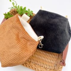 内側オフホワイト フクロモモンガポーチ 2個セット - メルカリ