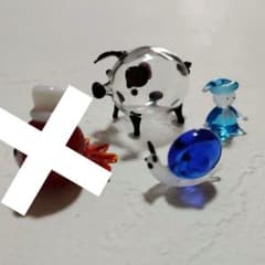ガラス細工 3点セットのサムネイル