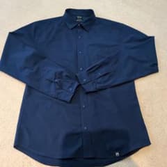 【美品】ミレー インセクトバリヤー シャツ 長袖メンズM サファイア（紺）のサムネイル