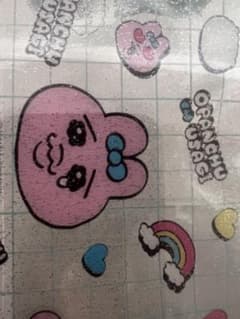 【韓国限定】おぱんちゅうさぎ ラメクリアポーチ 小物ケース グリーン 新品のサムネイル