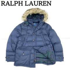 美品☆ポロラルフローレン ダウンジャケット 厚手 裏地チェック 3way