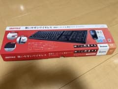 iBUFFALO 無線キーボード＆静音マウスセット BSKBW100SBKのサムネイル