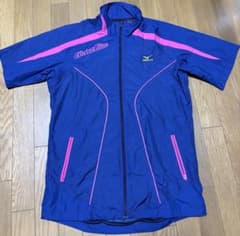 Mizuno Global Elite ジャケット ネイビー/ピンクのサムネイル
