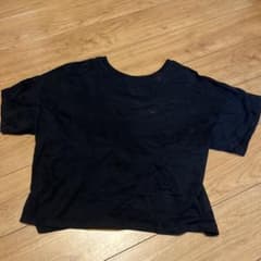 GU レディースTシャツ　ブラック