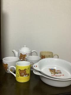 リラックマ 食器セット 陶器製　7点セット　お値下げご相談ください