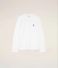 新品未使用 ami paris ホワイト 長袖Tシャツのサムネイル