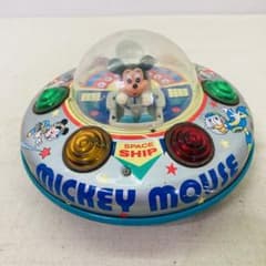 激レア！レトロ】マスダヤ ミッキーマウス スペースシップ ブリキ