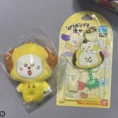 BT21 CHIMMY 푹신푹신 마스코트 4 & 롤리팝 매력 2점 세트