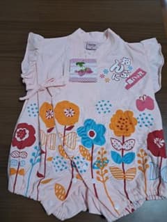 Sweet Pittle ベビー甚平 70cm 花柄のサムネイル