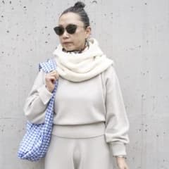 KO by nanadecor バラクラバ オーガニックコットンファー ホワイト