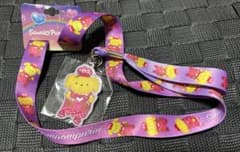 ポムポムプリン ネックストラップ アクリルチャーム付きのサムネイル
