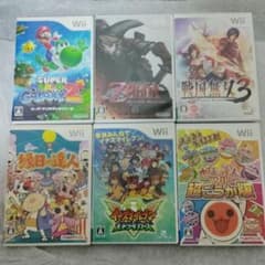 Wii ソフト 6本セット まとめ売りのサムネイル