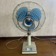 動作確認済 ナショナル 昭和レトロ 扇風機 30SD 松風 3段階式 National ナショナル 昭和レトロ 扇風機 3枚羽 30cm F-30QIE タイマー60分