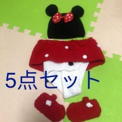 赤ちゃん写真を撮るの可愛い服5点セットのサムネイル