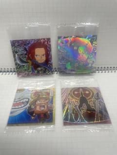 ワンピース　ウエハース　シール 4枚セット シャンクス　イム　シャムロックのサムネイル